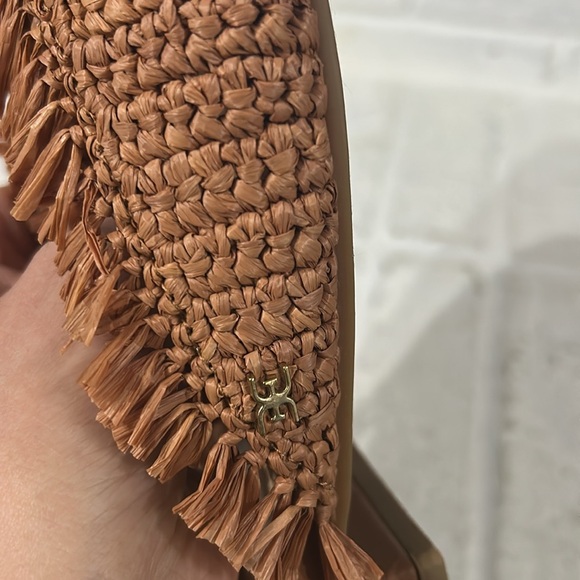 Sam Edelman Women's Reeta Mule Brown Open Weave Fringe Tassel Size 8 - Picture 11 of 12